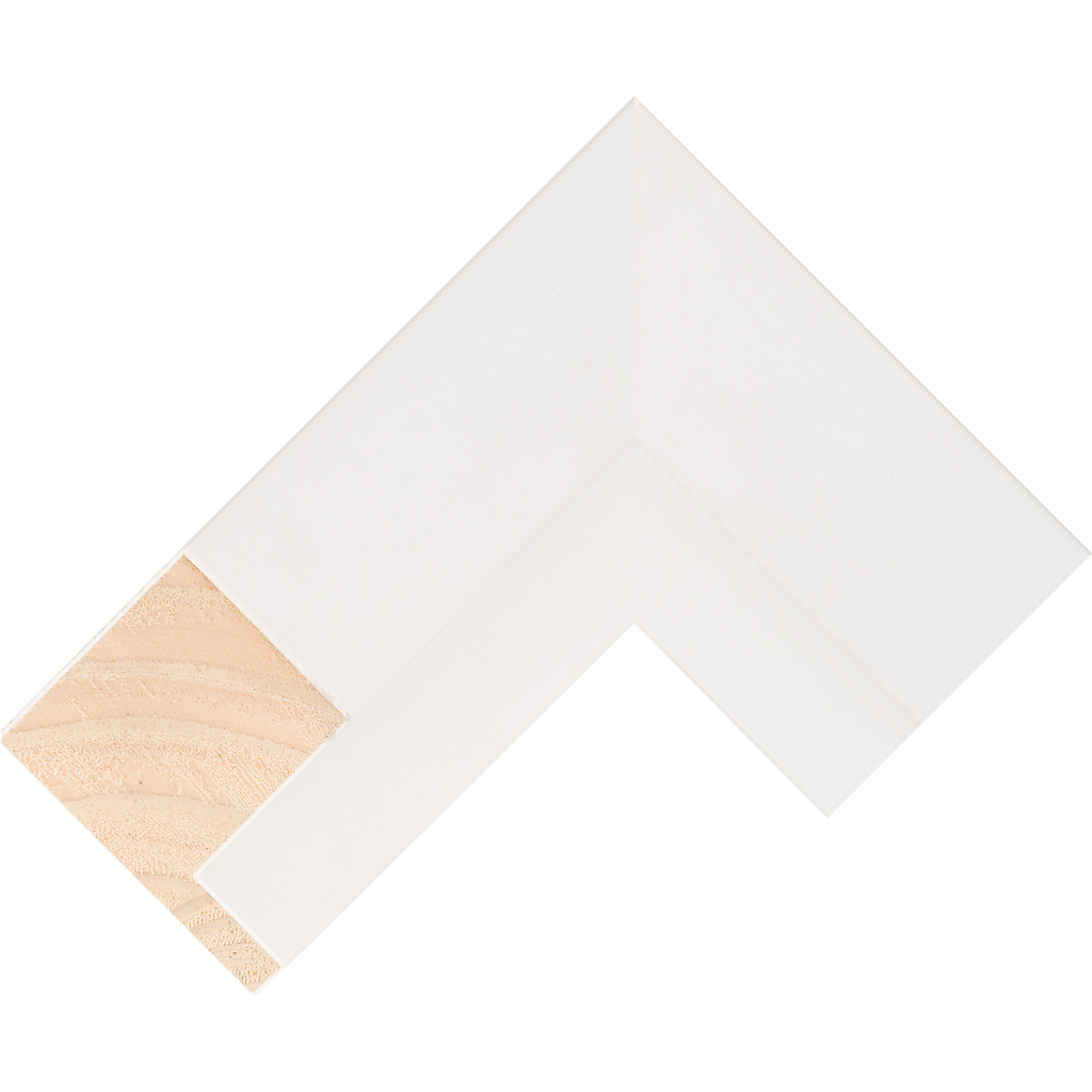 45mm Wide, 41mm Deep, White Wood Paint Canvas Frame (MLDA2959)