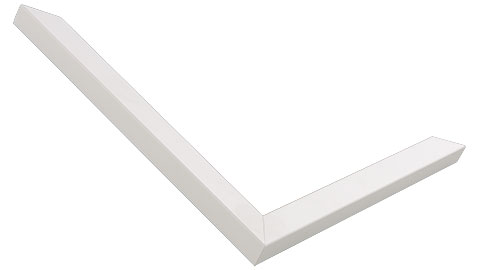 15mm Wide, White Wood Paint Frame (MLDA1302)
