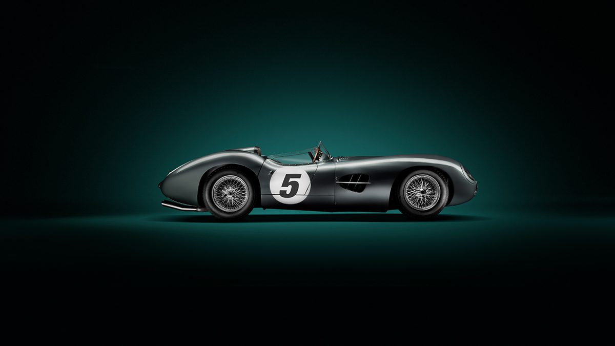 Tim Wallace Studio Shot of Aston Martin DBR2