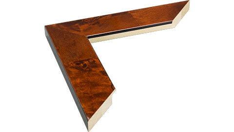 39mm Wide, Walnut Wood Shiny Frame (MLDA1094)