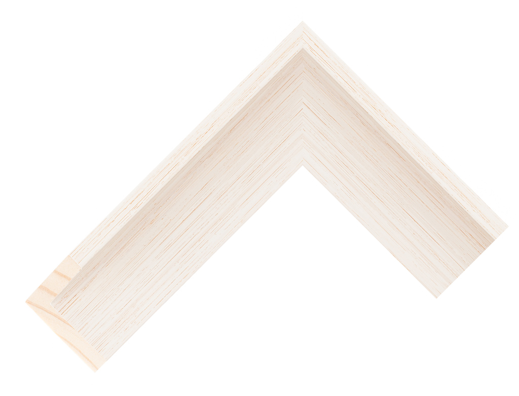 8mm Wide, 22mm Deep, Ivory Wood Foil Canvas Frame (MLDA4016)