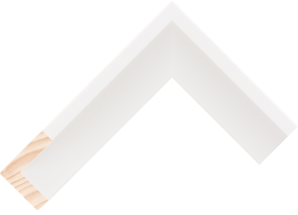 10mm Wide, 33mm Deep, White Wood Paint Canvas Frame (MLDA3862)