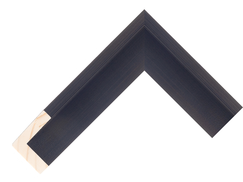 10mm Wide, 33mm Deep, Black Wood Foil Canvas Frame (MLDA4017)