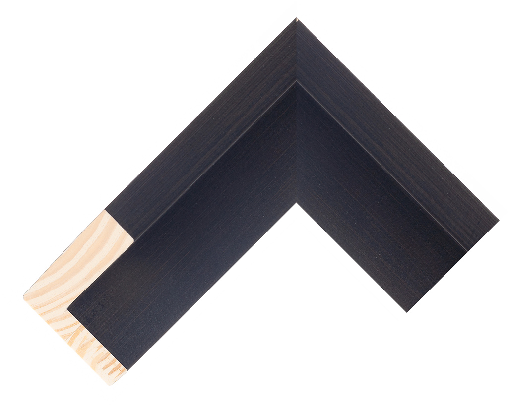 18mm Wide, 43mm Deep, Black Wood Foil Canvas Frame (MLDA4019)