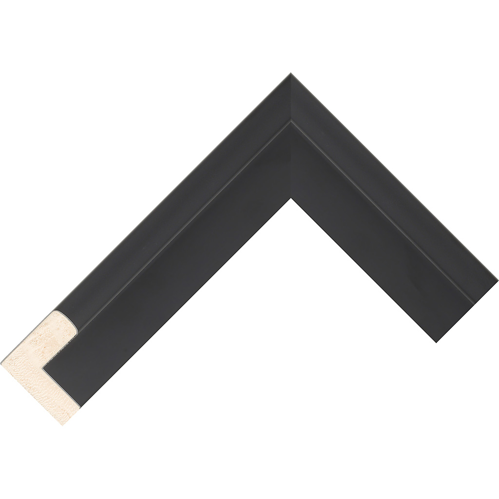 13mm Wide, 23mm Deep, Black Wood Paint Canvas Frame (MLDA3027)