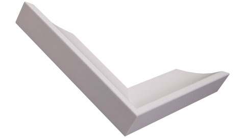 45mm Wide, White Wood Paint Frame (MLDA498)