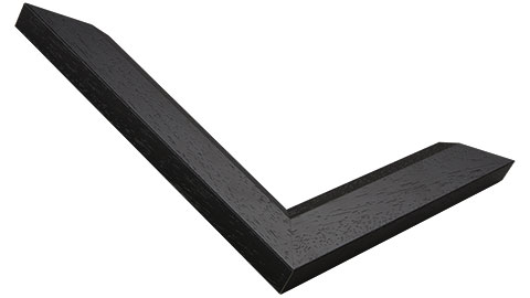 30mm Wide, Black Wood Stain Frame (MLDA890)