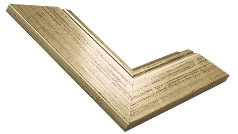 50mm Wide, Gold Wood Leaf Frame (MLDA895)