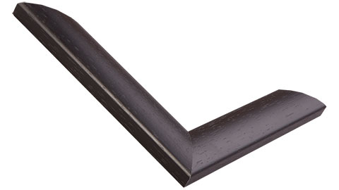 34mm Wide, Solid Black Wood Stain Frame (MLDA386)