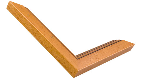 32mm Wide, Medium Oak Wood Distressed Frame (MLDA281)
