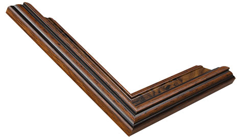 35mm Wide, Walnut Wood Stain Frame (MLDA912)
