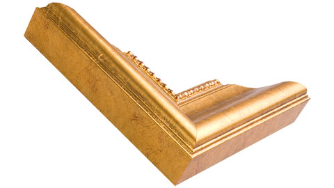 65mm Wide, Gold Wood Distressed Frame (MLDA516)