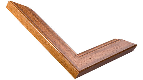 35mm Wide, Medium Oak Wood Stain Frame (MLDA123)