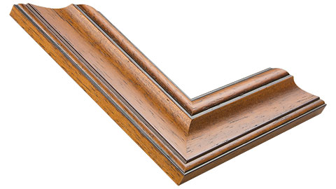 45mm Wide, Dark Wood Stain Frame (MLDA969)