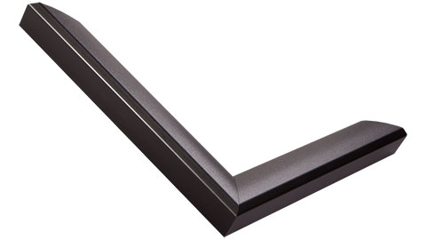 25mm Wide, Gunmetal/black Wood Metallic Frame (MLDA756)