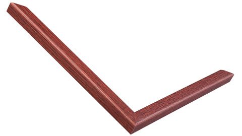 13mm Wide, Maroon With Wood Grain Effect Wood Stain Frame (MLDA337)