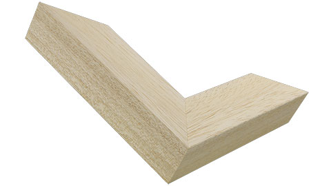 40mm Wide, Natural Wood Frame (MLDA1119)