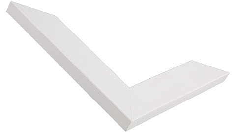 34mm Wide, White Wood Paint Frame (MLDA512)