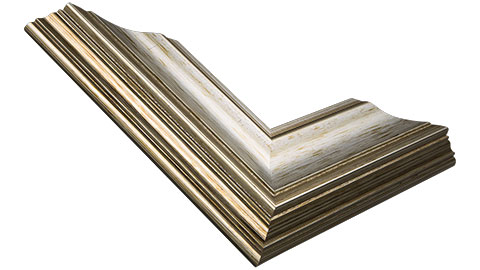 53mm Wide, Silver Wood Leaf Frame (MLDA1203)