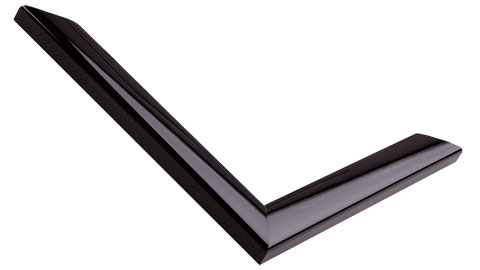24mm Wide, Black Wood Shiny Frame (MLDA774)
