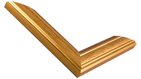 34mm Wide, Gold Wood Distressed Frame (MLDA212)