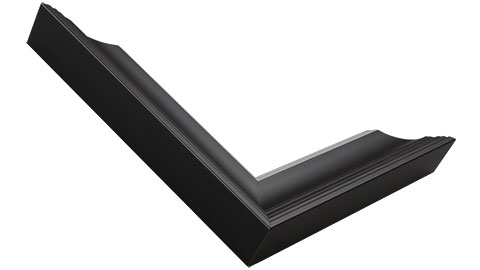 38mm Wide, Black/Silver Wood Paint Frame (MLDA1241)