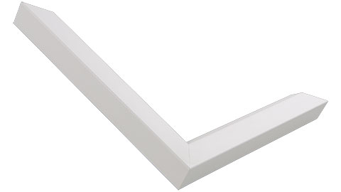 23mm Wide, White Wood Paint Frame (MLDA1301)