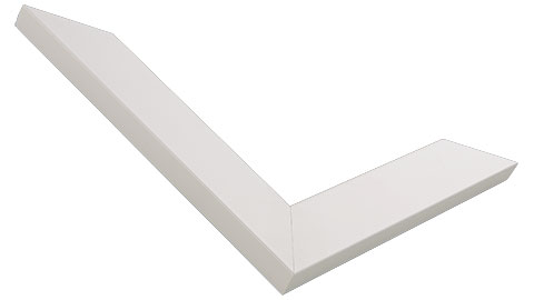 30mm Wide, White Wood Paint Frame (MLDA1307)