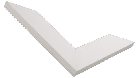 40mm Wide, White Wood Paint Frame (MLDA1309)