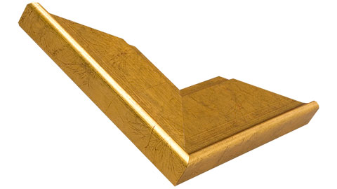 65mm Wide, Gold/brown Wood Distressed Frame (MLDA657)