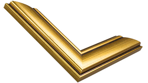 40mm Wide, Gold Wood Leaf Frame (MLDA1340)