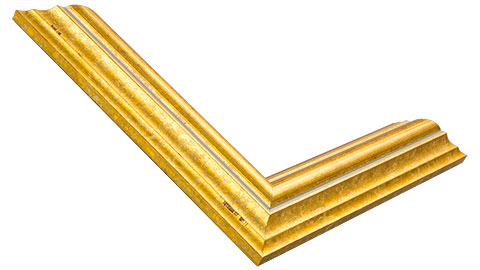 33mm Wide, Gold Wood Leaf Frame (MLDA1347)