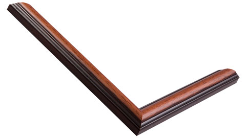 22mm Wide, Antique Walnut Wood Stain Frame (MLDA289)