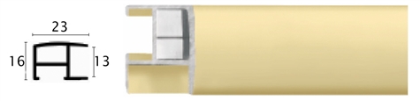 23mm Wide, Gold Aluminium Frost Frame (MLDAA018)