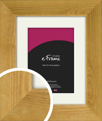 Country Farmhouse Brown Picture Frame & Mount, 13 x 18cm (5 x 7 Country Farmhouse Brown Picture Frame & Mount, 13 x 18cm (5 x 7