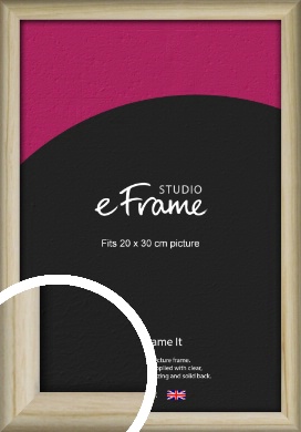 Rounded Rustic Natural Wood Picture Frame, 20 x 30cm (8 x 12 Rounded Rustic Natural Wood Picture Frame, 20 x 30cm (8 x 12