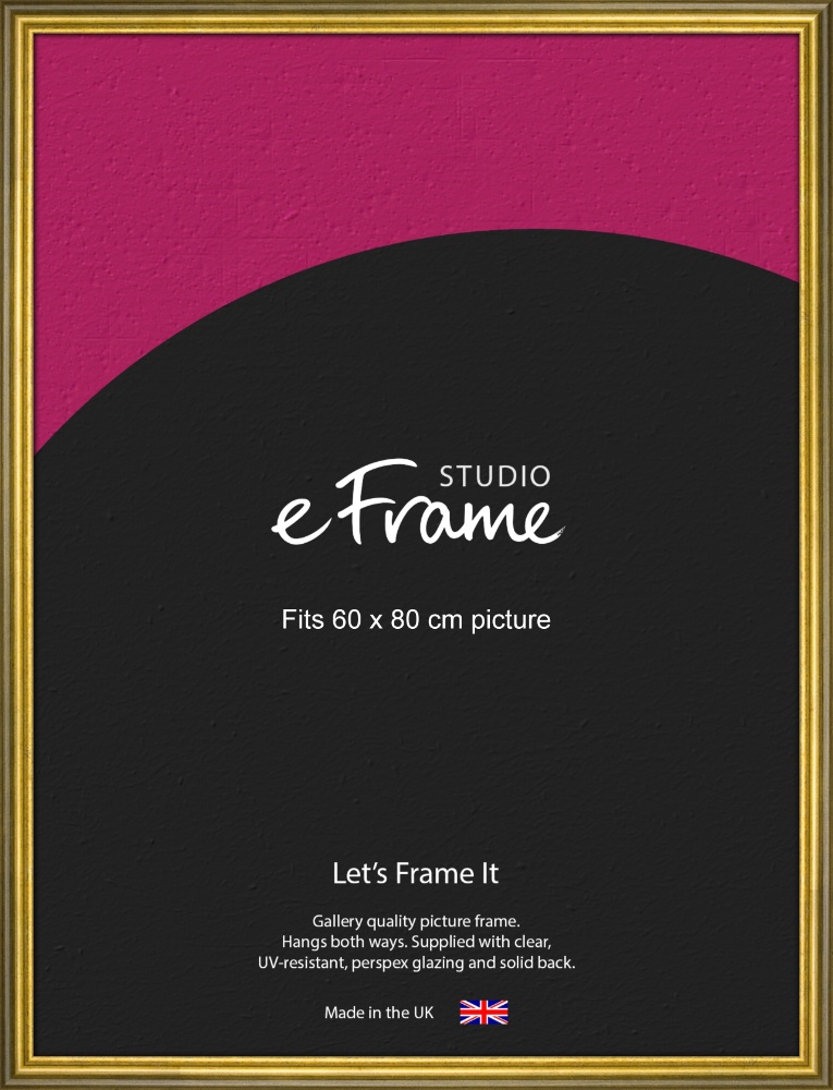 Rustic Gold Picture Frame 60x80cm Eframe