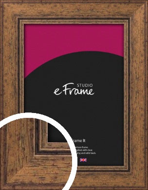 Traditional Stained Brown Picture Frame (vrmp-123)