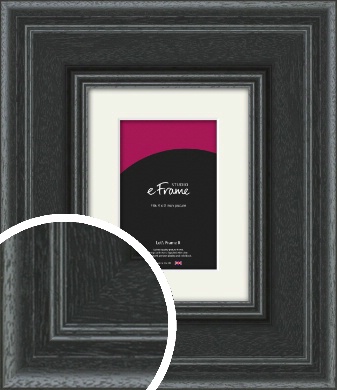 Traditional Groove Black Picture Frame & Mount, 4 x 6 Traditional Groove Black Picture Frame & Mount, 4 x 6