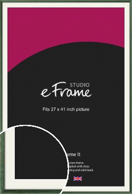 Simple Grain Green Picture Frame & Mount, 27 x 41 Simple Grain Green Picture Frame & Mount, 27 x 41