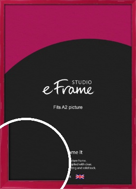 Gloss Poppy Red Picture Frame, A2 (420 x 594mm) Gloss Poppy Red Picture Frame, A2 (420 x 594mm) (VRMP-330-A2)