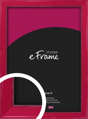 Gloss Poppy Red Picture Frame Gloss Poppy Red Picture Frame (vrmp-330)
