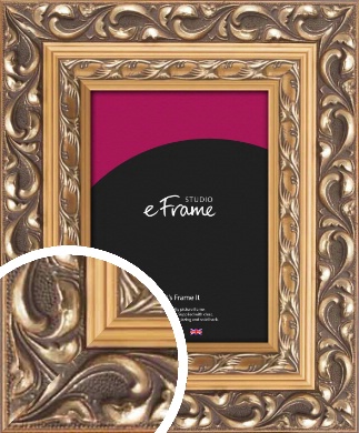 Multi Tone Rococo Gold Picture Frame (vrmp-720)
