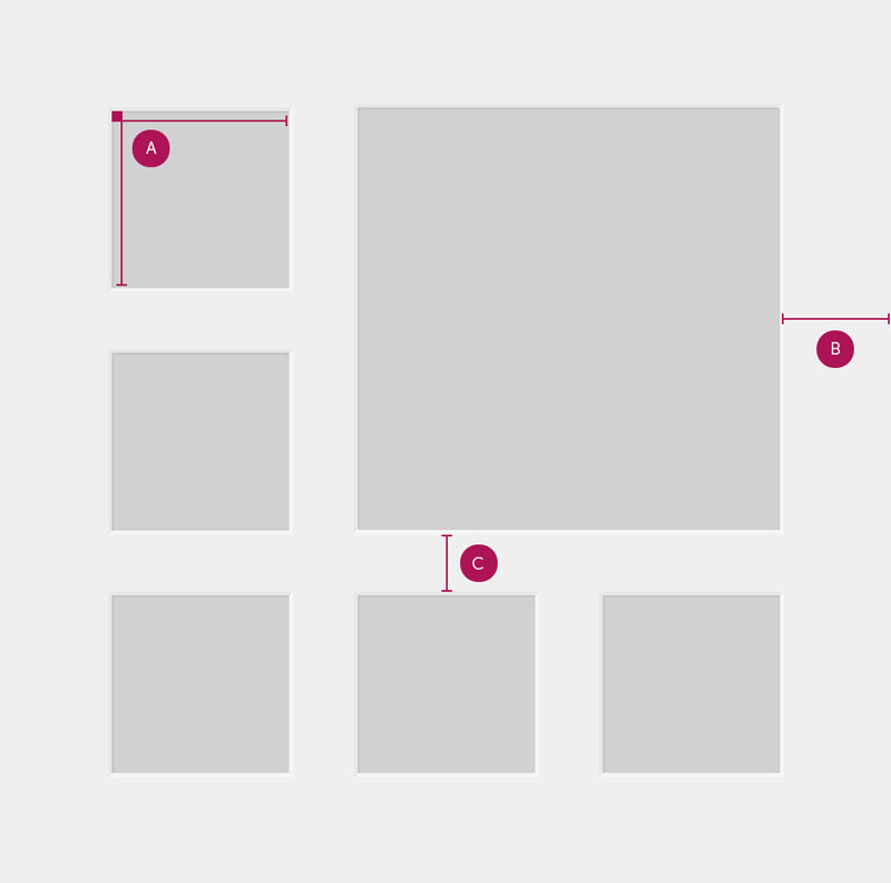 Measure the distance between the opening and the outer edge of the mount