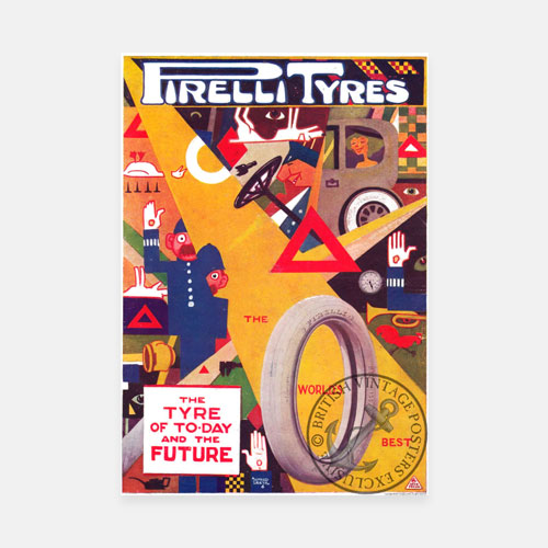 Pirelli Tyre Advert Advertising Poster
