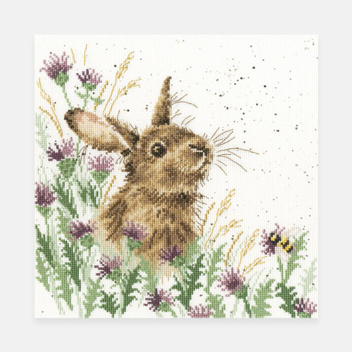 Rabbit cross stitch kit