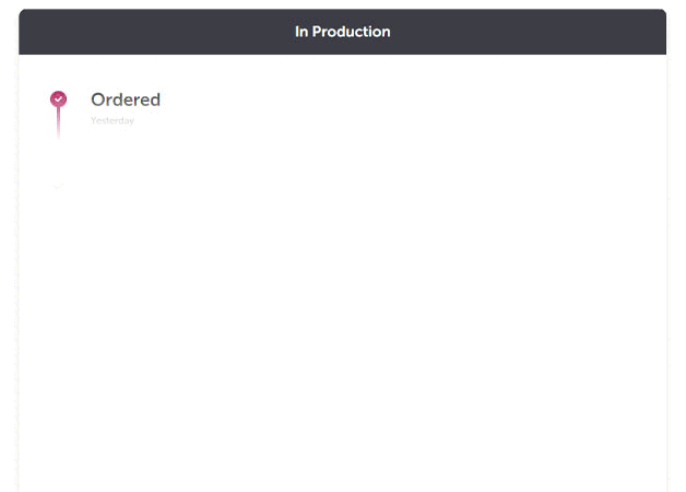 Live order tracking
